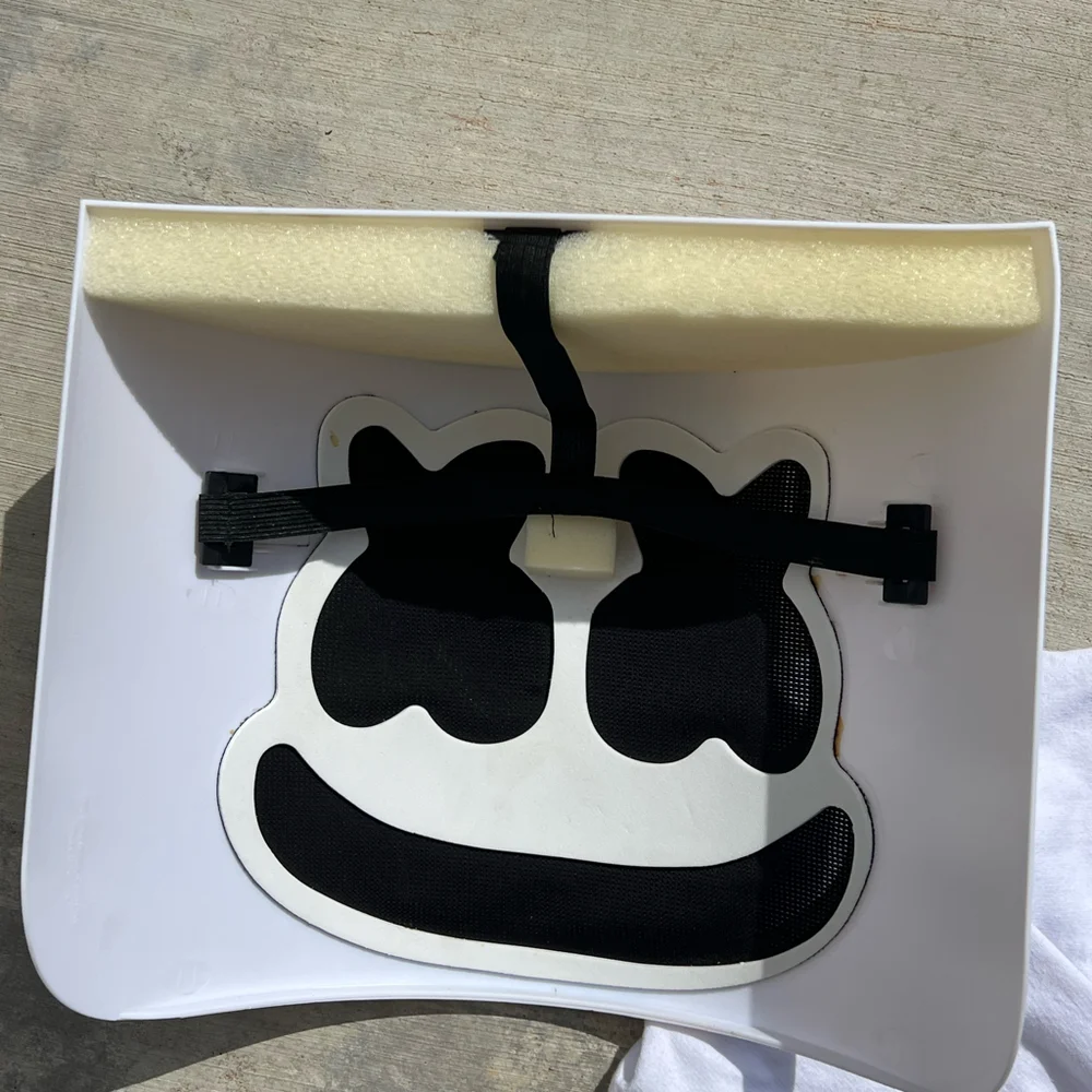 Halloween DJ marshmallow kids one piece romper & mask